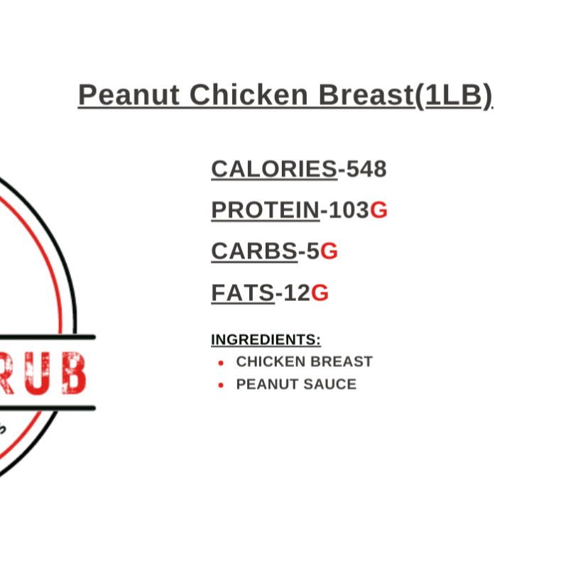 Peanut Chicken Breast(1LB) Main Image